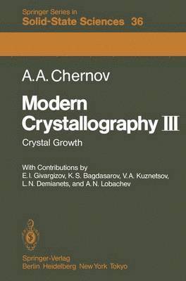Modern Crystallography III 1
