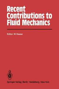 bokomslag Recent Contributions to Fluid Mechanics