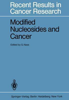 bokomslag Modified Nucleosides and Cancer