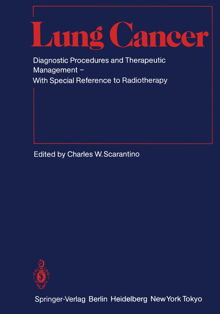 Charles W. Scarantino - Lung Cancer, Häftad
