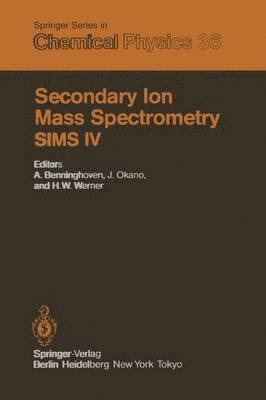 bokomslag Secondary Ion Mass Spectrometry SIMS IV