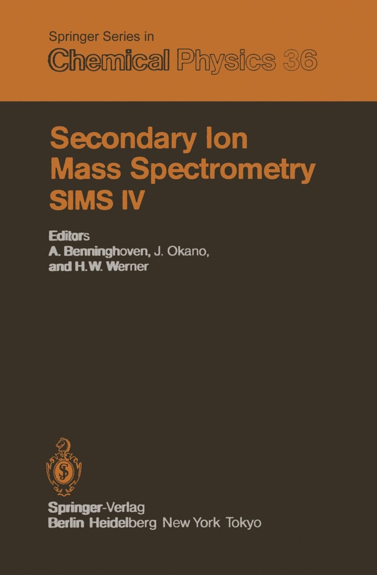 Secondary Ion Mass Spectrometry SIMS IV 1