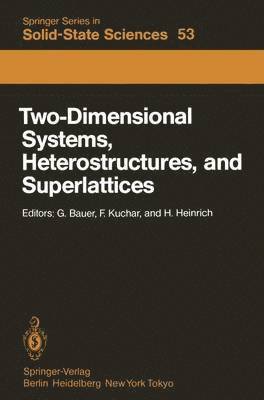 Two-Dimensional Systems, Heterostructures, and Superlattices 1