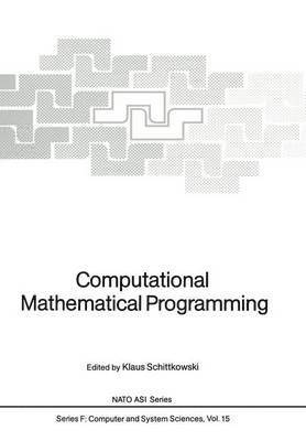 bokomslag Computational Mathematical Programming