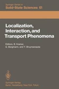 bokomslag Localization, Interaction, and Transport Phenomena