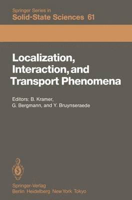 Localization, Interaction, and Transport Phenomena 1