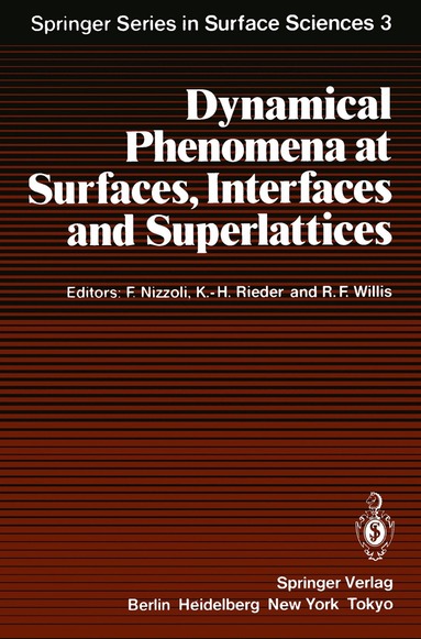Fabrizio Nizzoli, Karl-Heinz Rieder, Roy F. Willis - Dynamical Phenomena at Surfaces, Interfaces and Superlattices, Häftad