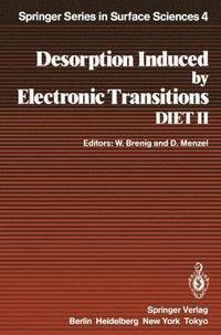 bokomslag Desorption Induced by Electronic Transitions DIET II