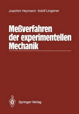 Meverfahren der experimentellen Mechanik 1