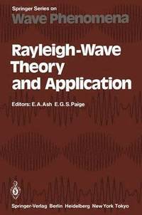 bokomslag Rayleigh-Wave Theory and Application