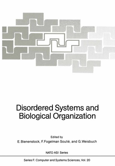 bokomslag Disordered Systems and Biological Organization