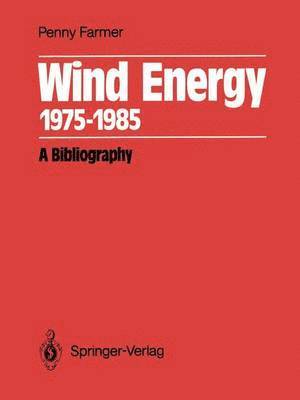 Wind Energy 19751985 1