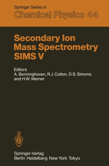 bokomslag Secondary Ion Mass Spectrometry SIMS V