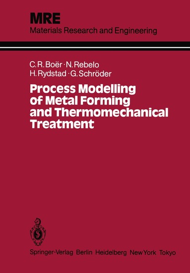 Claudio R. Boer, Nuno M.R.S. Rebelo, Hans A.B. Rydstad, Günther Schröder - Process Modelling of Metal Forming and Thermomechanical Treatment, Häftad