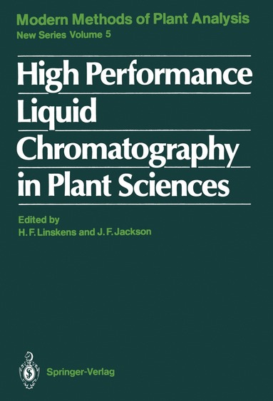 bokomslag High Performance Liquid Chromatography in Plant Sciences