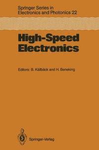 bokomslag High-Speed Electronics