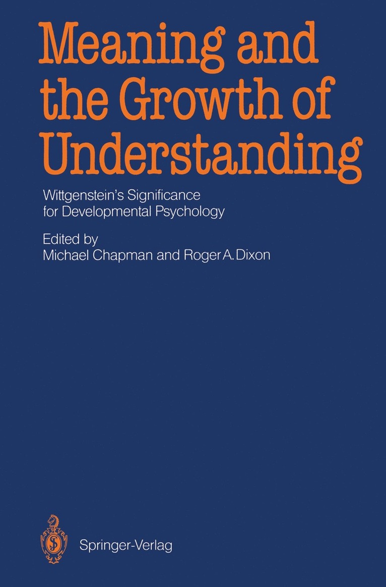 Meaning and the Growth of Understanding 1