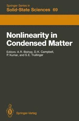 Alan R. Bishop, David K. Campbell, Steven E. Trullinger, Pradeep Kumar - Nonlinearity in Condensed Matter, Häftad