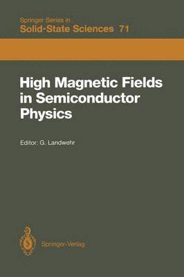 High Magnetic Fields in Semiconductor Physics 1