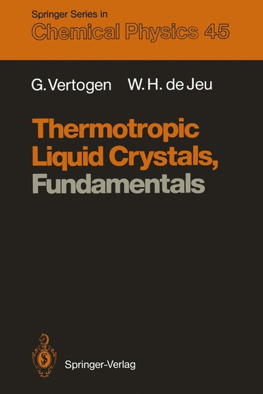 bokomslag Thermotropic Liquid Crystals, Fundamentals