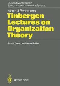 bokomslag Tinbergen Lectures on Organization Theory