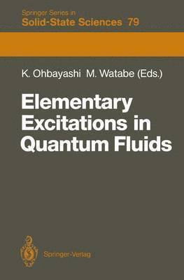 Elementary Excitations in Quantum Fluids 1