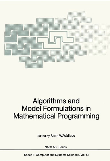 bokomslag Algorithms and Model Formulations in Mathematical Programming