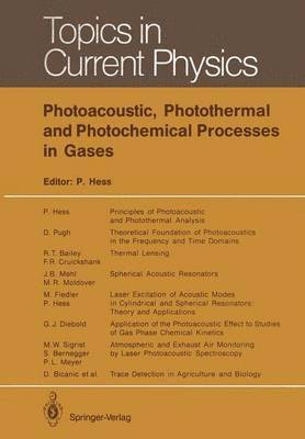 Peter Hess, Peter Hess - Photoacoustic, Photothermal and Photochemical Processes in Gases, Häftad