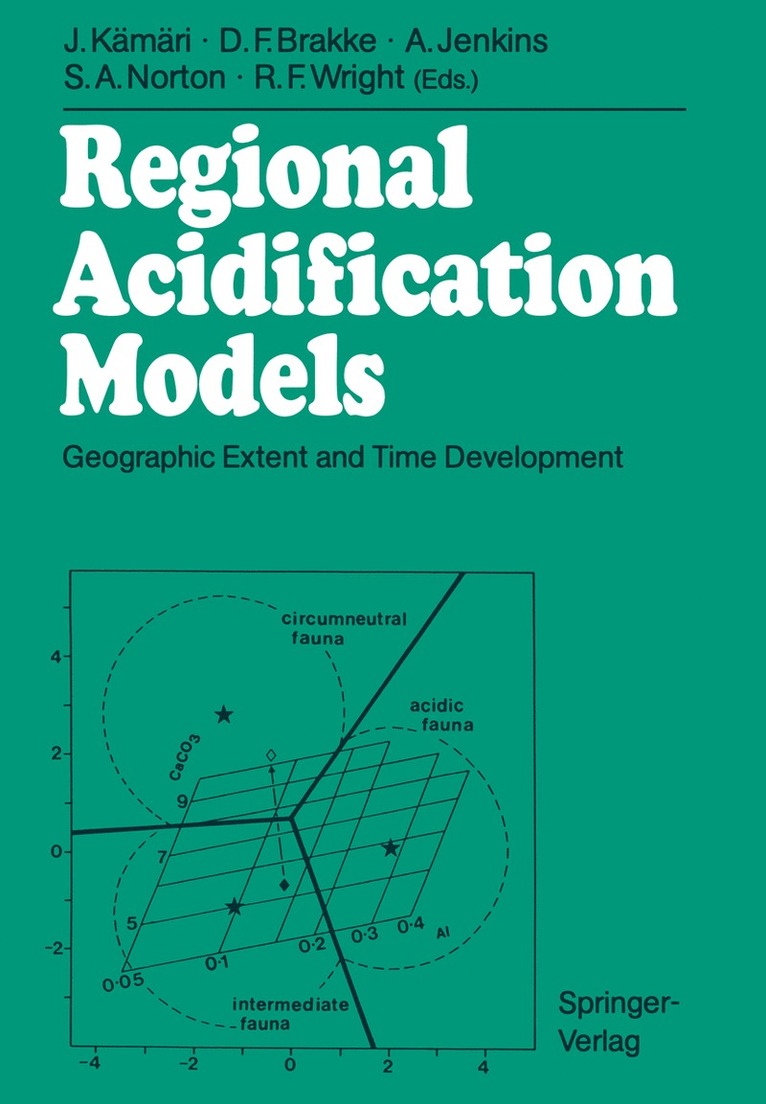 Juha Kämäri, David F. Brakke, Alan Jenkins, Stephen A. Norton, Richard F. Wright - Regional Acidification Models, Häftad