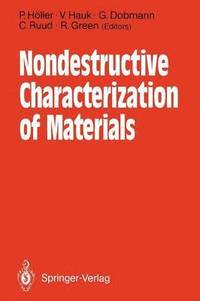 bokomslag Nondestructive Characterization of Materials