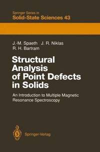 bokomslag Structural Analysis of Point Defects in Solids
