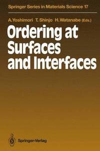 bokomslag Ordering at Surfaces and Interfaces