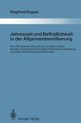 bokomslag Jahreszeit und Befindlichkeit in der Allgemeinbevlkerung