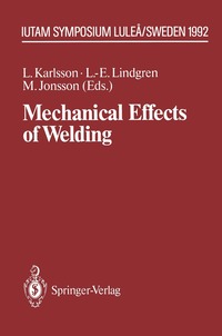 bokomslag Mechanical Effects of Welding