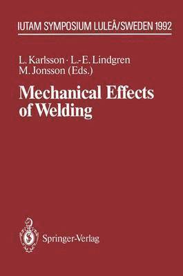 bokomslag Mechanical Effects of Welding