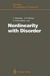 bokomslag Nonlinearity with Disorder