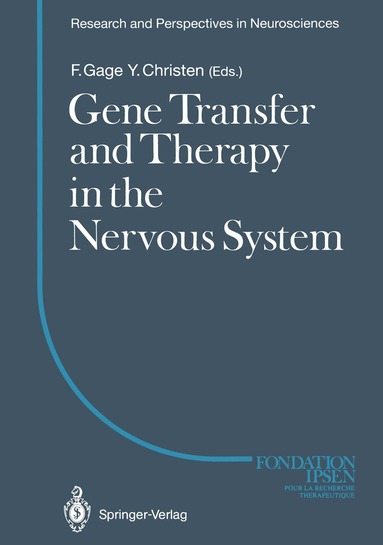 Fred H. Gage, Fred H. Gage - Gene Transfer and Therapy in the Nervous System, Häftad