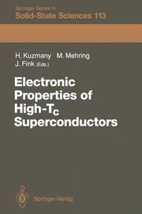 bokomslag Electronic Properties of High-Tc Superconductors