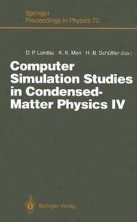 bokomslag Computer Simulation Studies in Condensed-Matter Physics IV