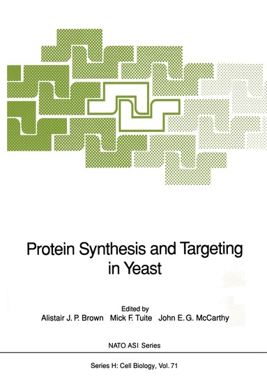 Alistair J.P. Brown, Mick F. Tuite, John E.G. McCarthy - Protein Synthesis and Targeting in Yeast, Häftad