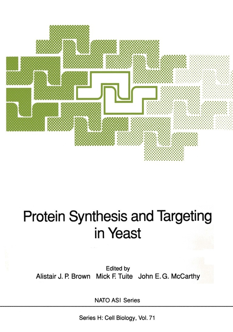 Alistair J.P. Brown, Mick F. Tuite, John E.G. McCarthy, Alistair J. P. Brown, Mick Tuite, John E. G. McCarthy - Protein Synthesis and Targeting in Yeast, Häftad