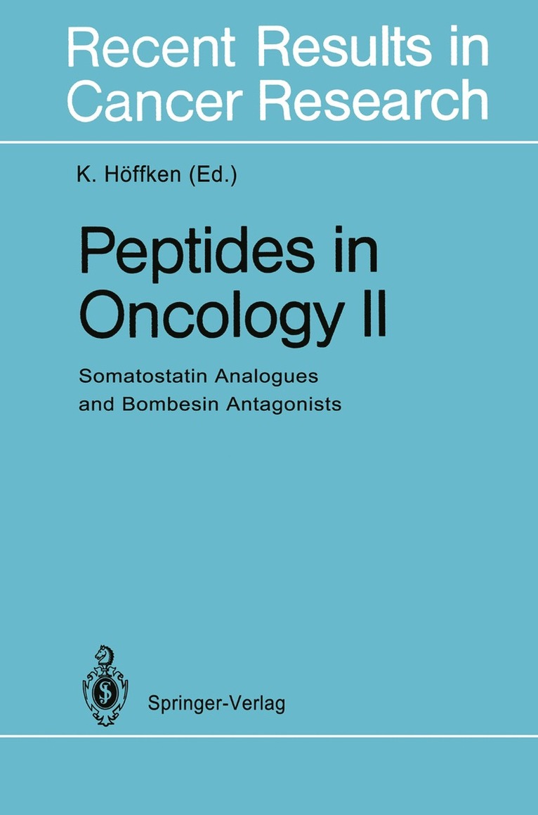 K. Höffken - Peptides in Oncology II, Häftad