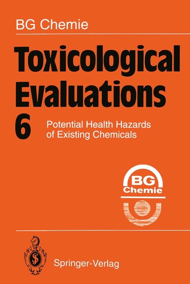 bokomslag Toxicological Evaluations 6