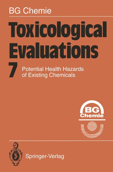 bokomslag Toxicological Evaluations