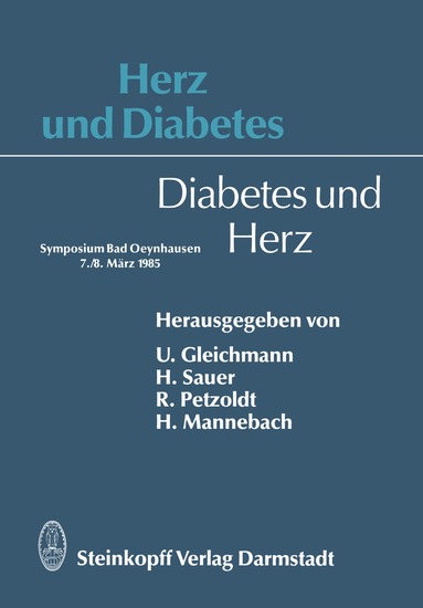 U. Gleichmann, H. Sauer - Herz und Diabetes, Häftad