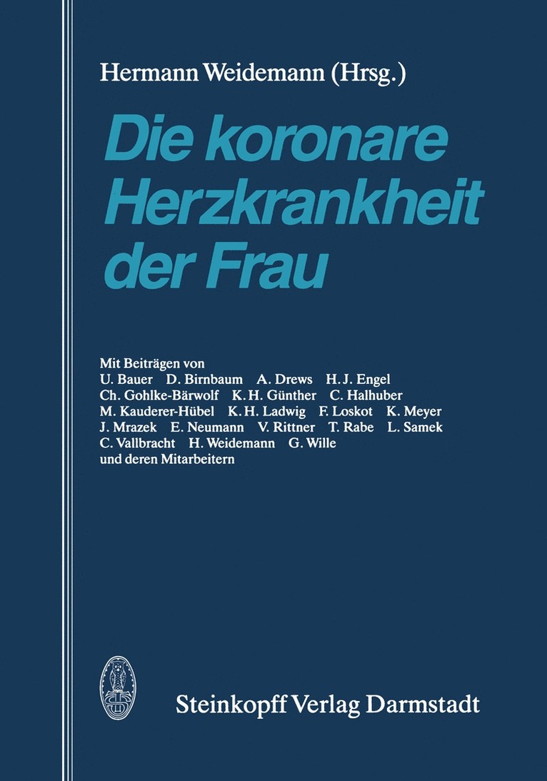 Die koronare Herzkrankheit der Frau 1