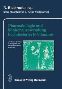 bokomslag Pharmakologie und klinische Anwendung hochdosierter B-Vitamine