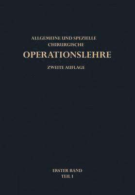 bokomslag Allgemeine Operationslehre