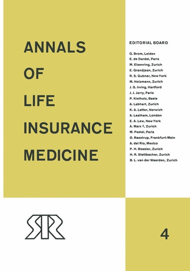 bokomslag Annals of Life Insurance Medicine