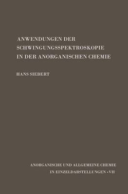 bokomslag Anwendungen der Schwingungsspektroskopie in der Anorganischen Chemie